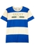 Striped logo-print cotton-blend T-shirt - Gucci