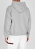 Grey logo hooded cotton sweatshirt - Gucci