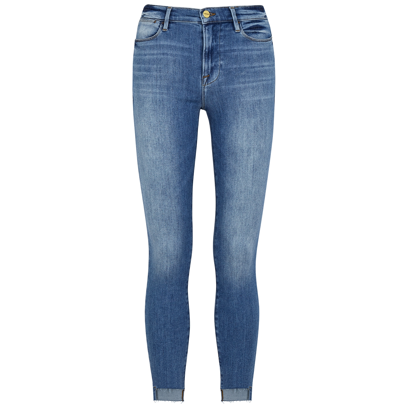 Frame Le High Skinny Blue Jeans - W30