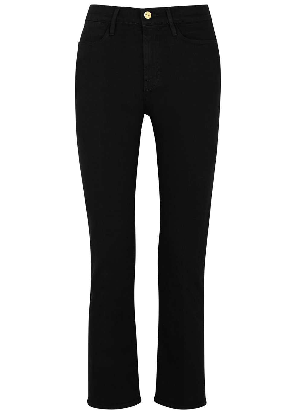 Le High Straight black jeans