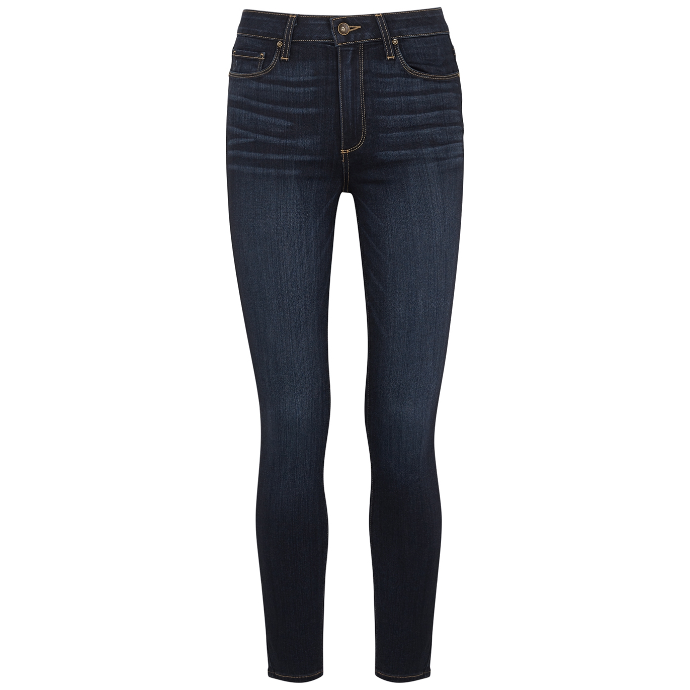 Paige Hoxton Ankle Indigo Skinny Jeans - Dark Blue - W27