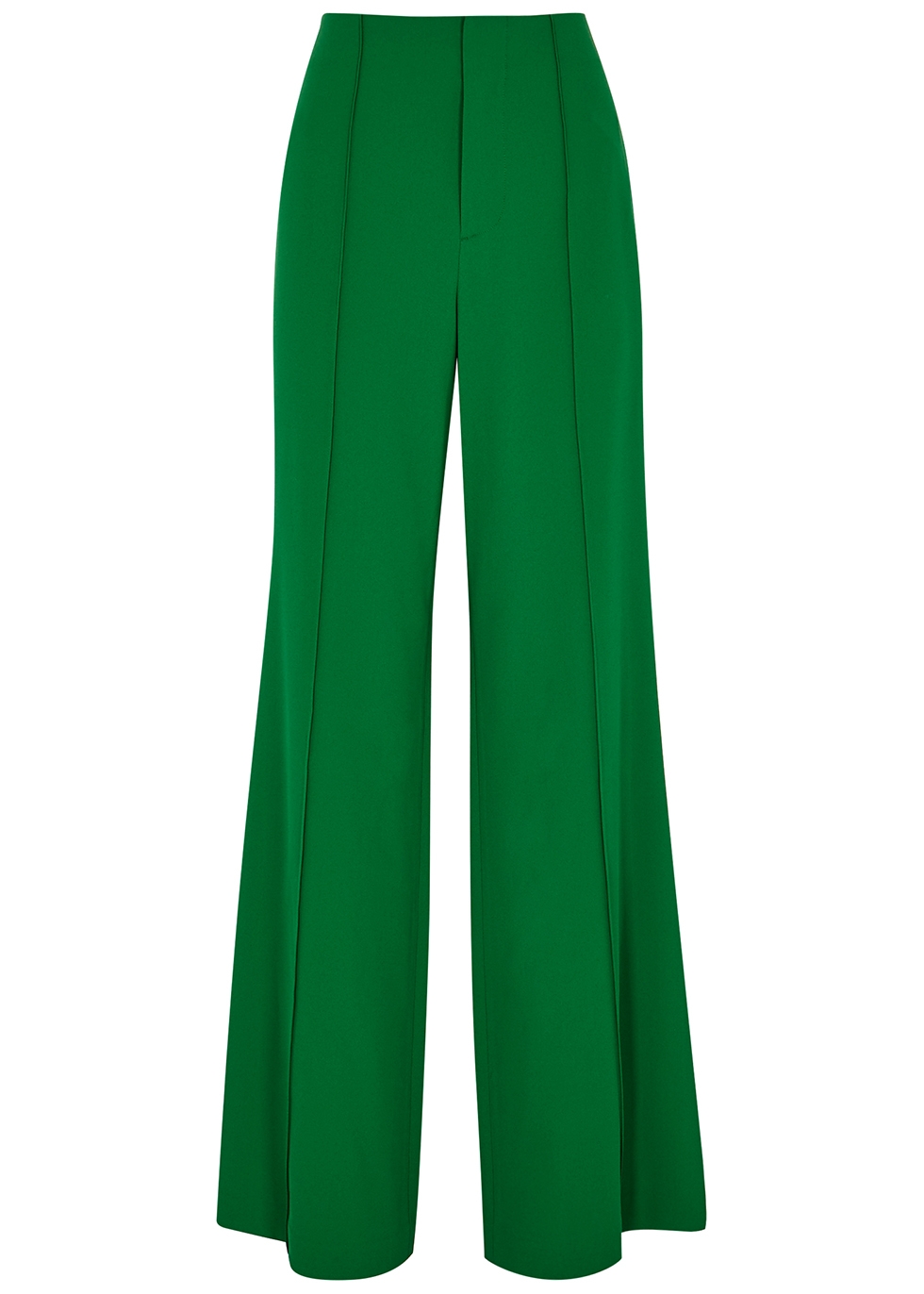 Alice + Olivia Dylan green wide-leg trousers - Harvey Nichols