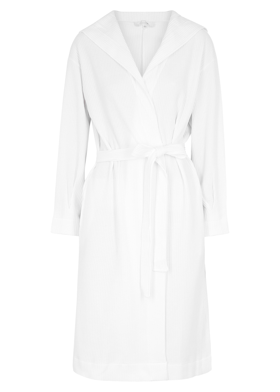 Skin Camilla white waffle-knit cotton robe - Harvey Nichols