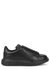 Oversized black leather sneakers - Alexander McQueen