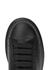 Oversized black leather sneakers - Alexander McQueen