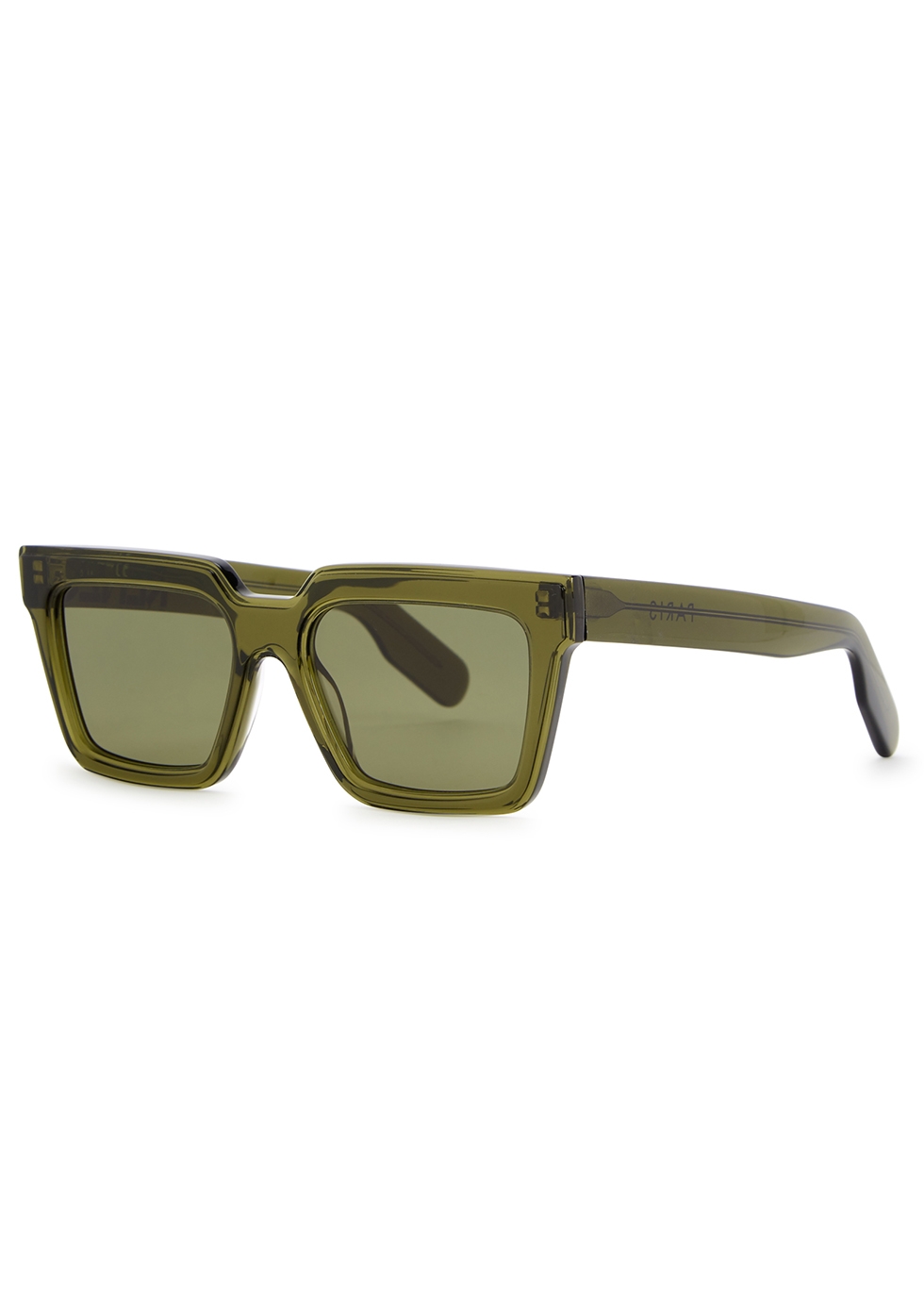 Kenzo Green square-frame sunglasses 