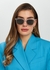 Empire wayfarer-style sunglasses - Linda Farrow Luxe