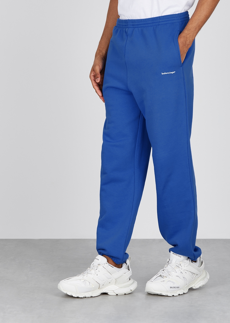 blue cotton sweatpants - Harvey Nichols