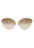 Ella 18kt rose gold-plated cat-eye sunglasses - Linda Farrow Luxe