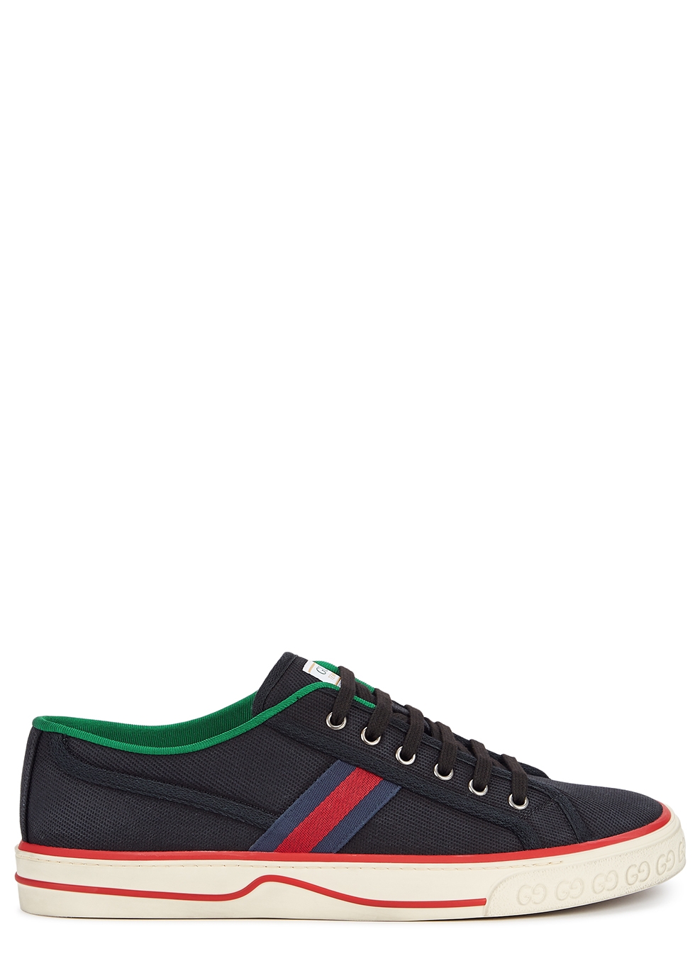 Gucci Tennis 1977 black canvas sneakers 
