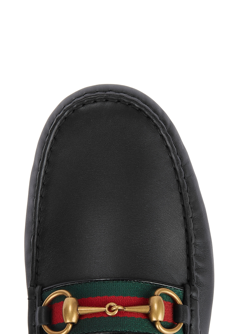 Gucci Kanye black leather driving shoes 