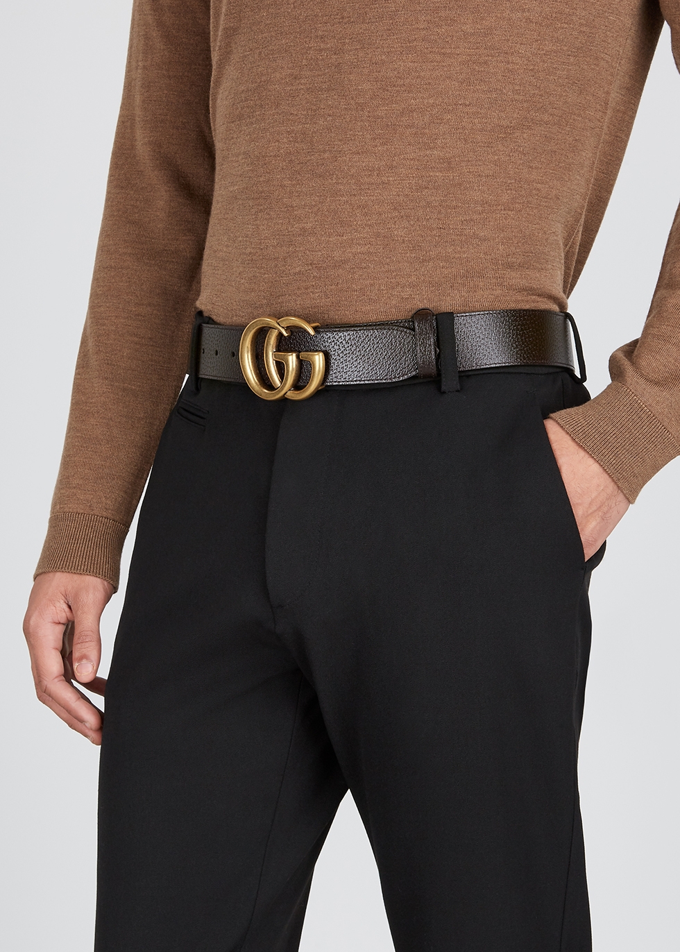 dark brown gucci belt