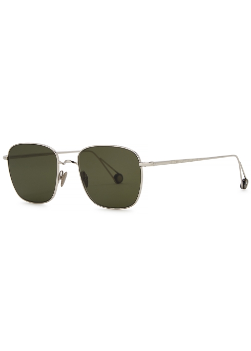 Ahlem Place Blanche Oval-frame Sunglasses In Green And Other