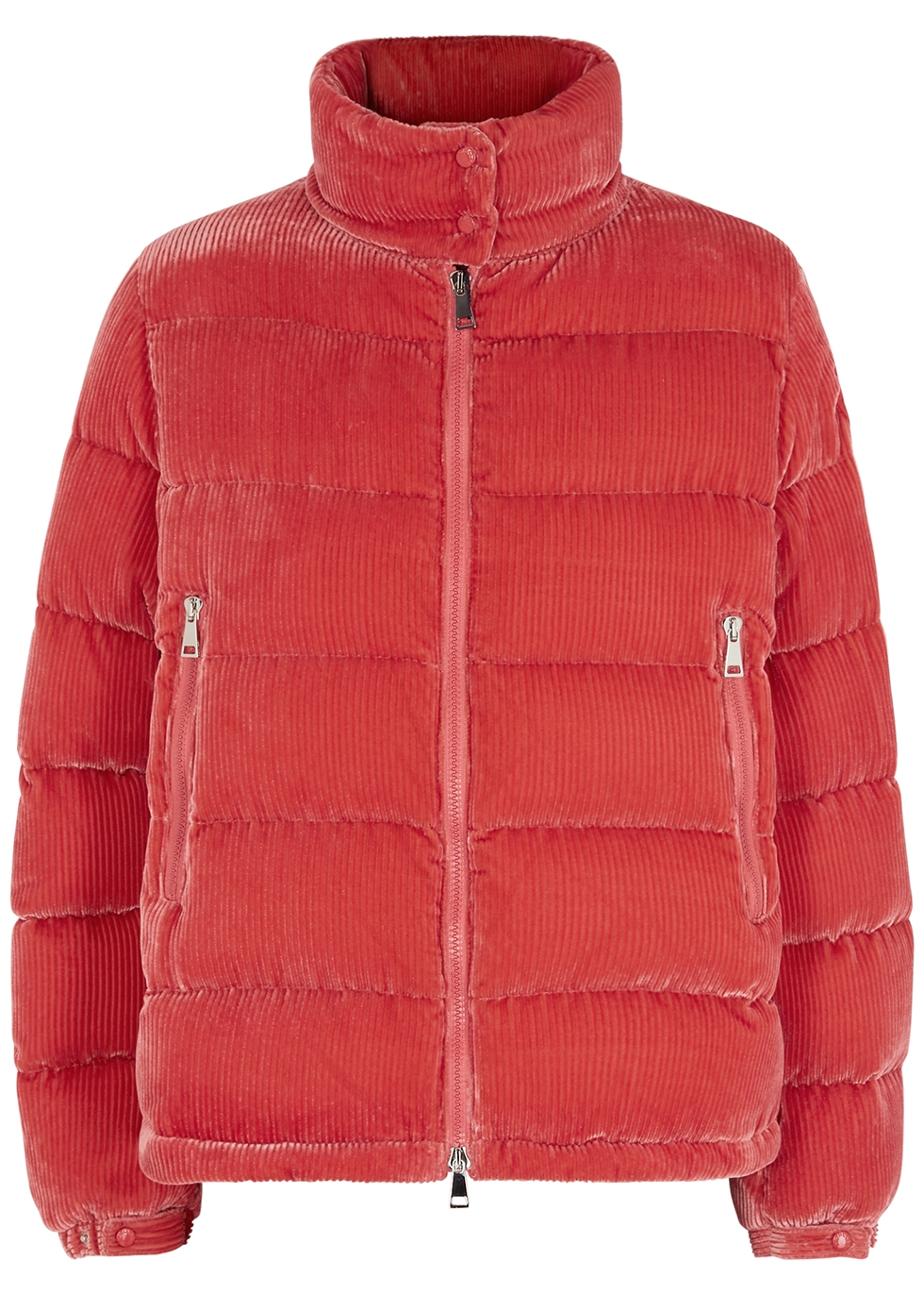 moncler pink velvet jacket