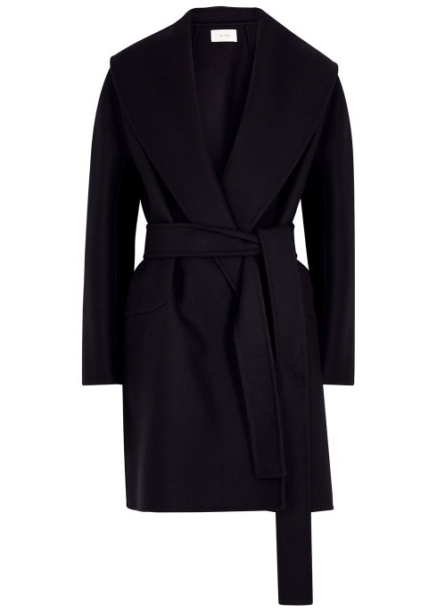 THE ROW MADDY MIDNIGHT BLUE WOOL-BLEND COAT,3787211