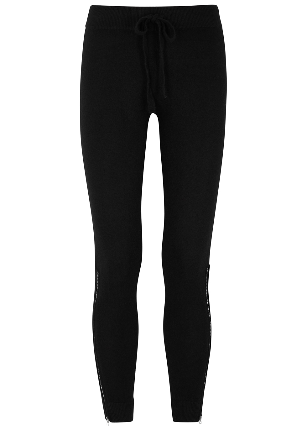 black cashmere sweatpants