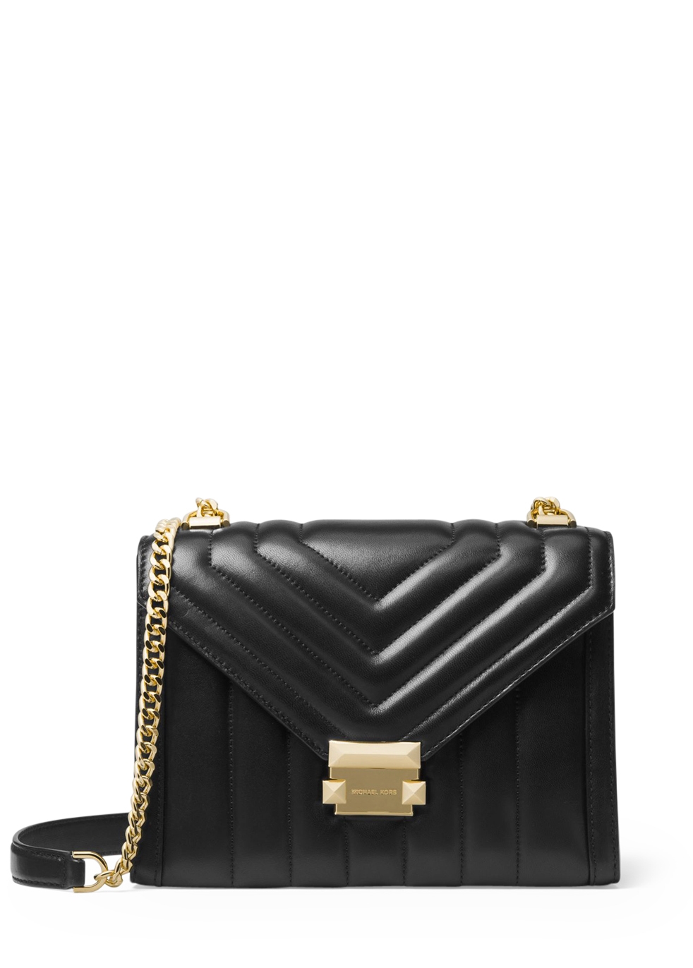 michael michael kors whitney quilted leather shoulder bag