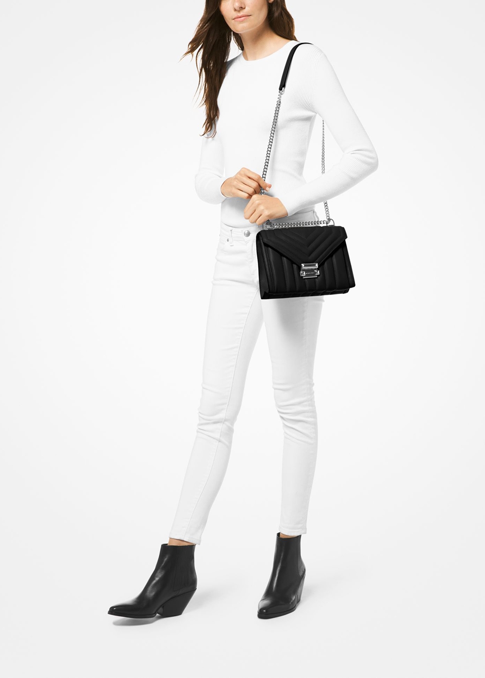 michael kors whitney quilted satchel