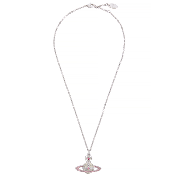 Vivienne Westwood Kika Crystal-embellished Orb Necklace In Metallic ...