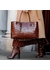 London tote brown soft croc - Aspinal of London
