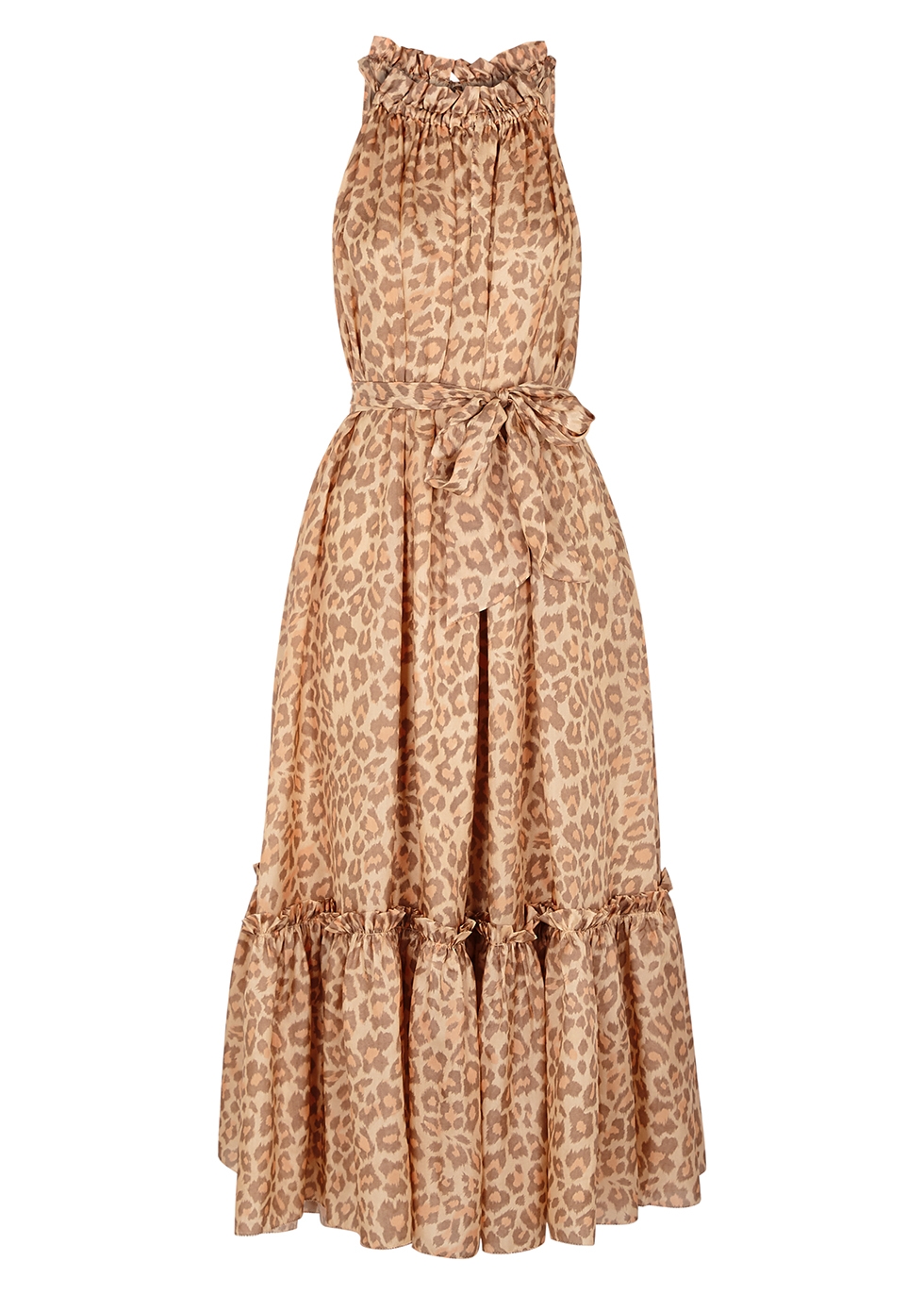 Zimmermann Kirra leopard-print silk maxi dress - Harvey Nichols