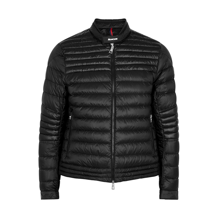 MONCLER KAVIR BLACK QUILTED SHELL JACKET,3169415