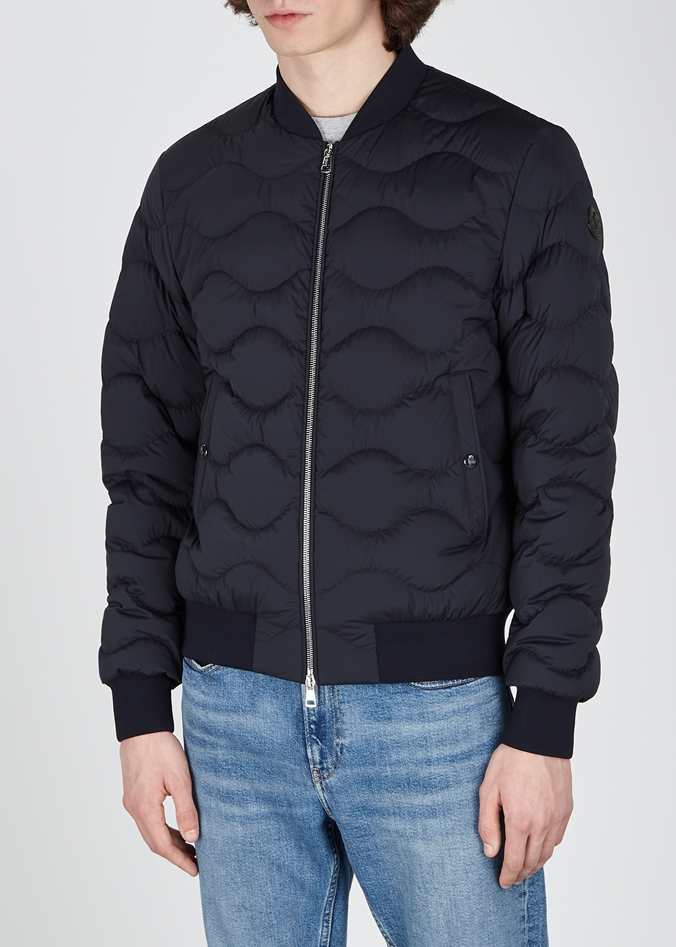 moncler aiden quilted bomber jacket