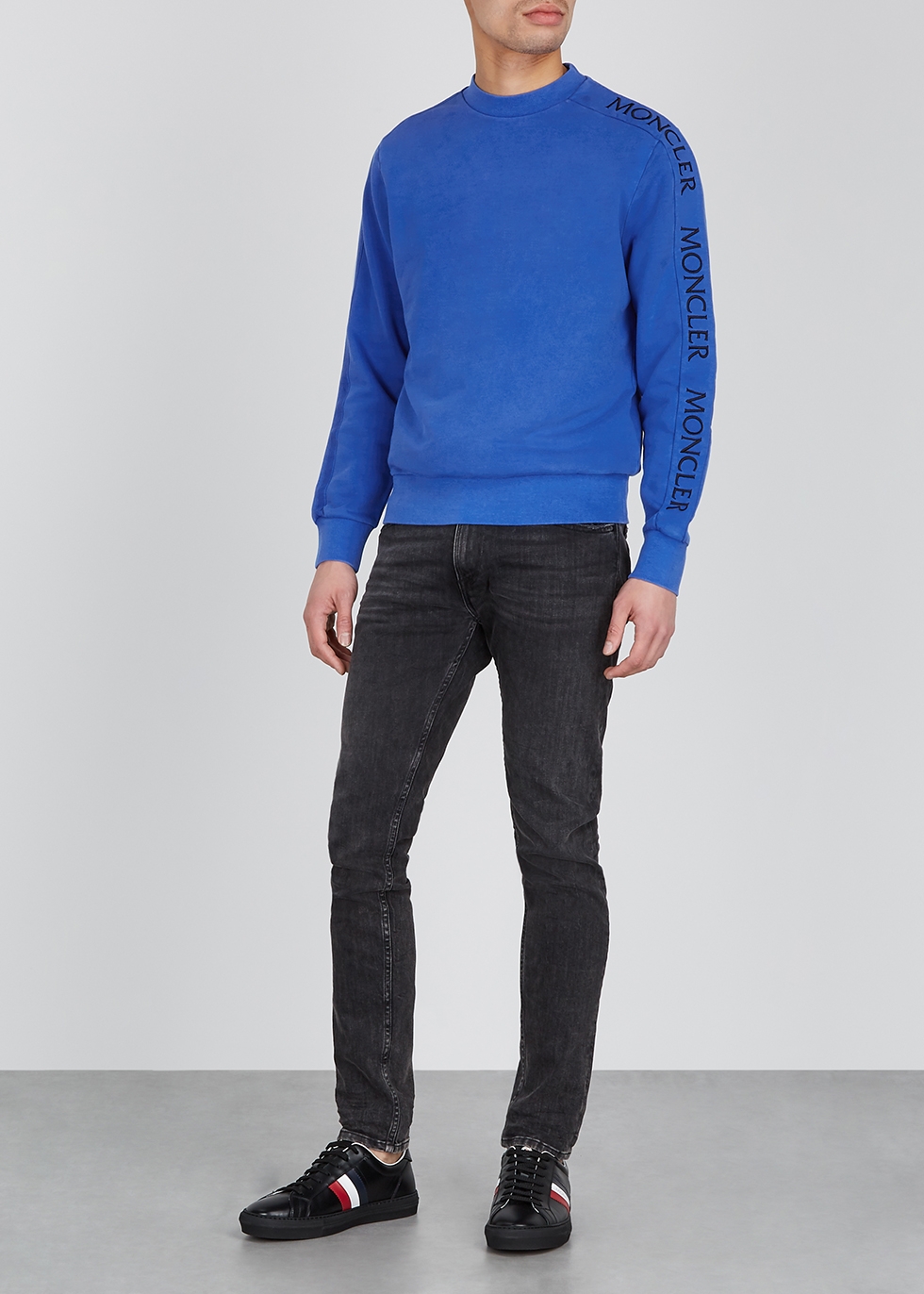 moncler blue sweatshirt