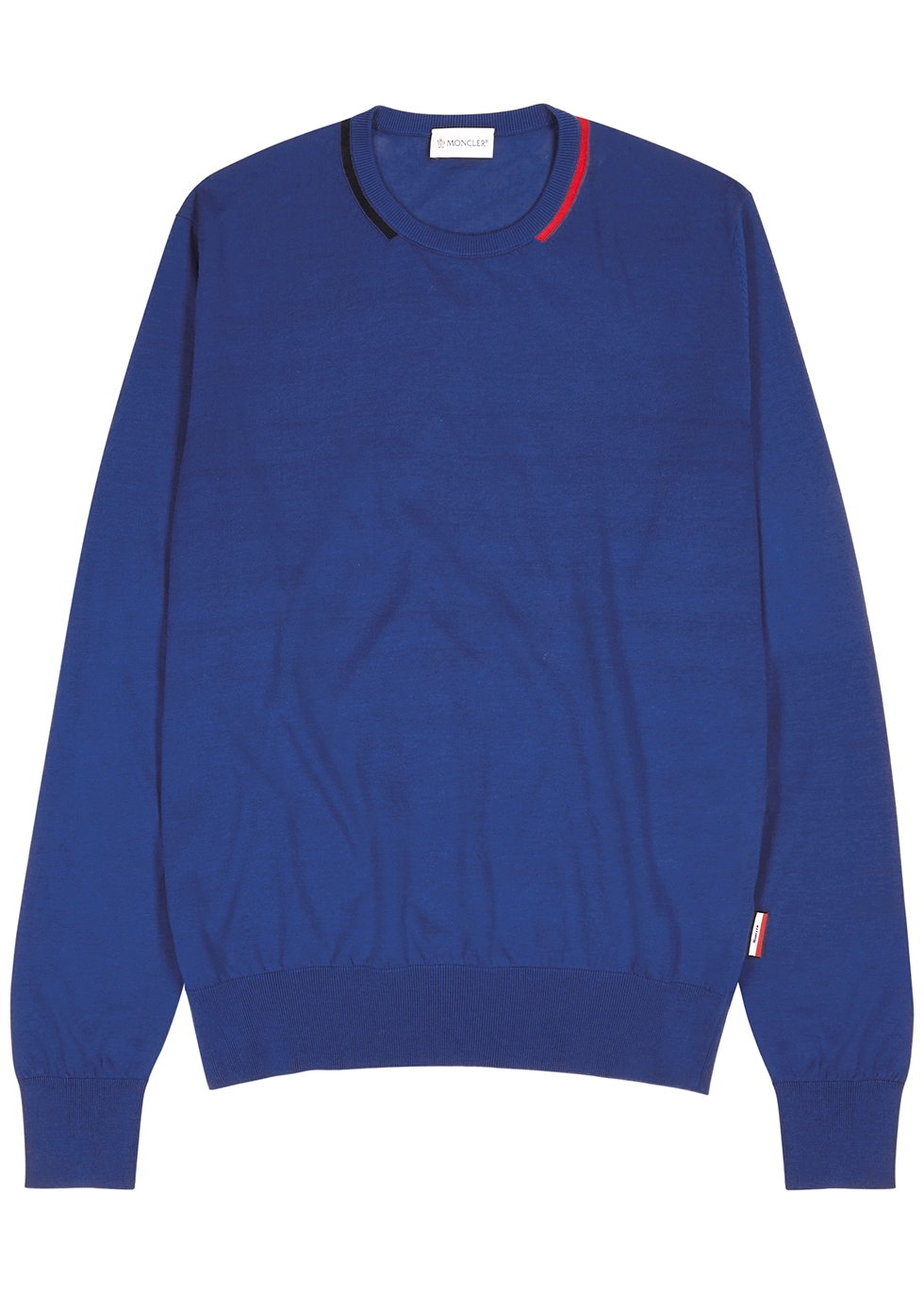 blue moncler jumper