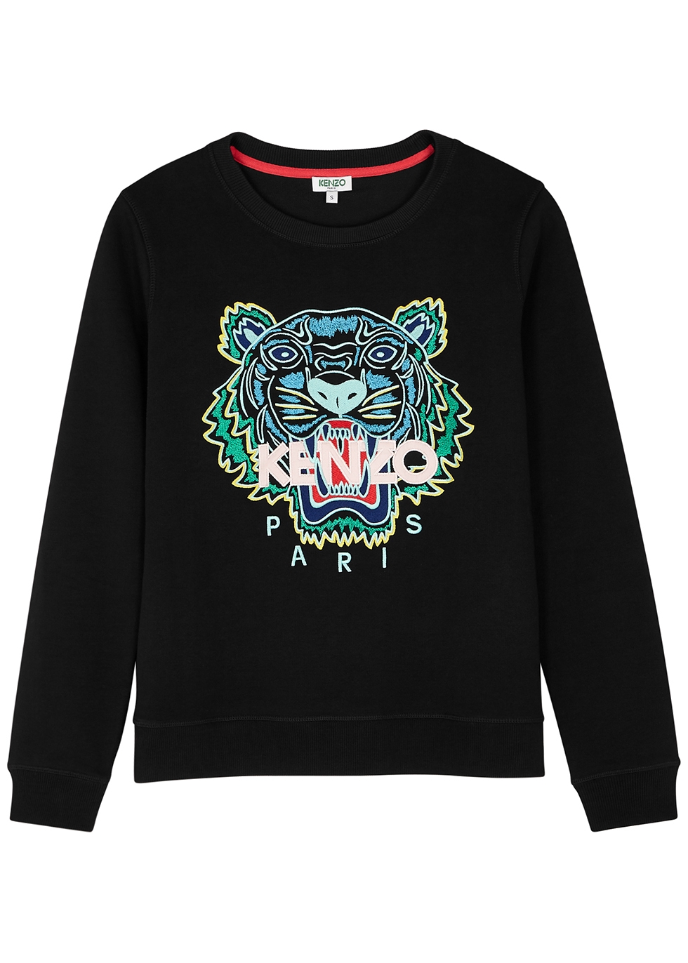 Kenzo Tiger-embroidered cotton 
