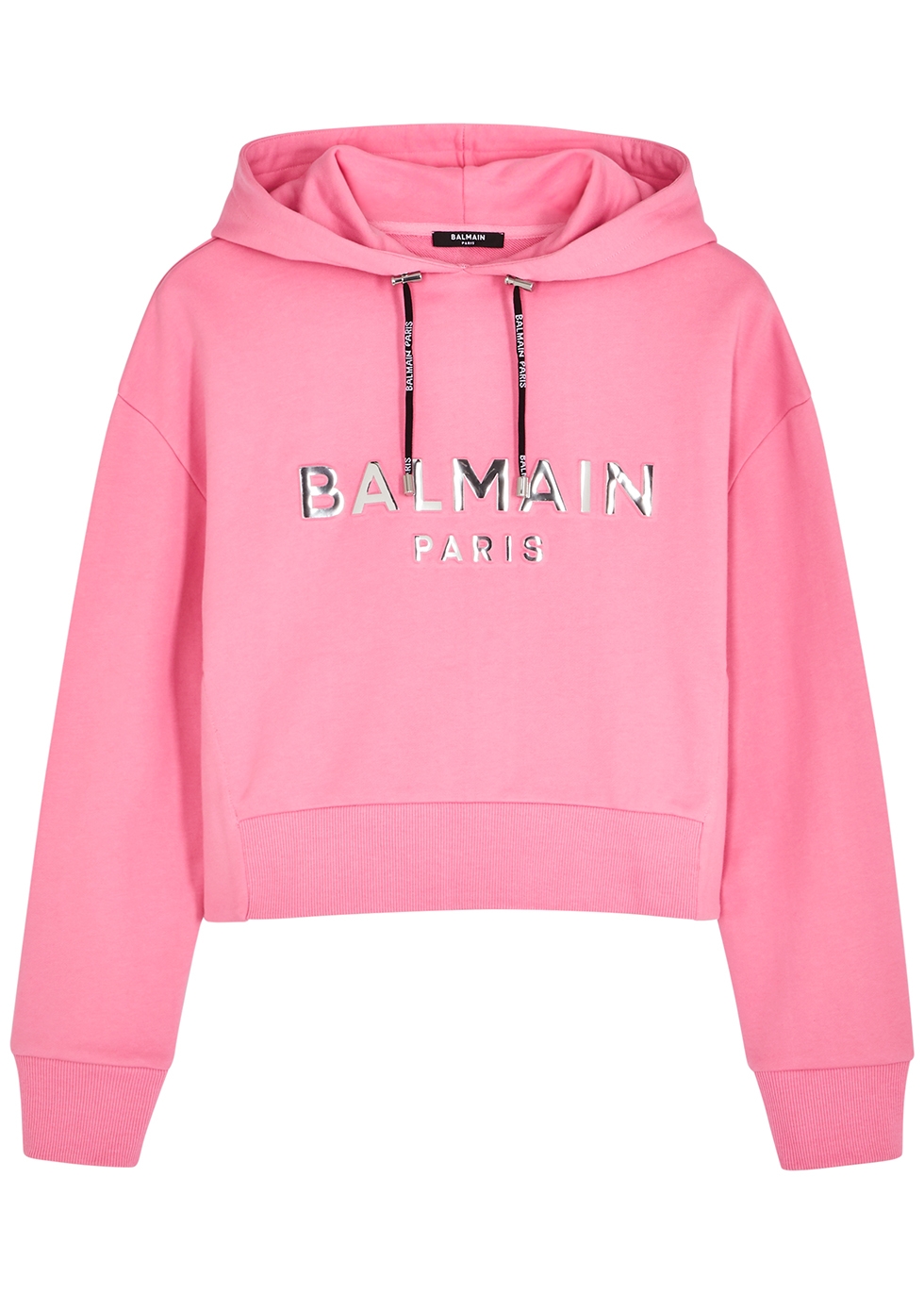 pink balmain hoodie