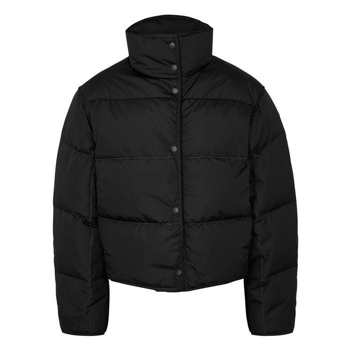ACNE STUDIOS OLIVIERA BLACK QUILTED SHELL JACKET,3254941