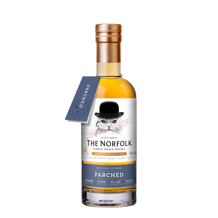 The English Whisky Co The Norfolk Parched Single Grain Whisky 500ml