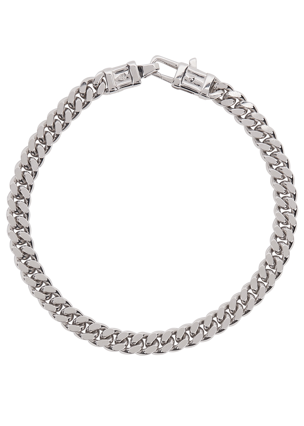 Tom Wood Curb L sterling silver chain bracelet - Harvey Nichols