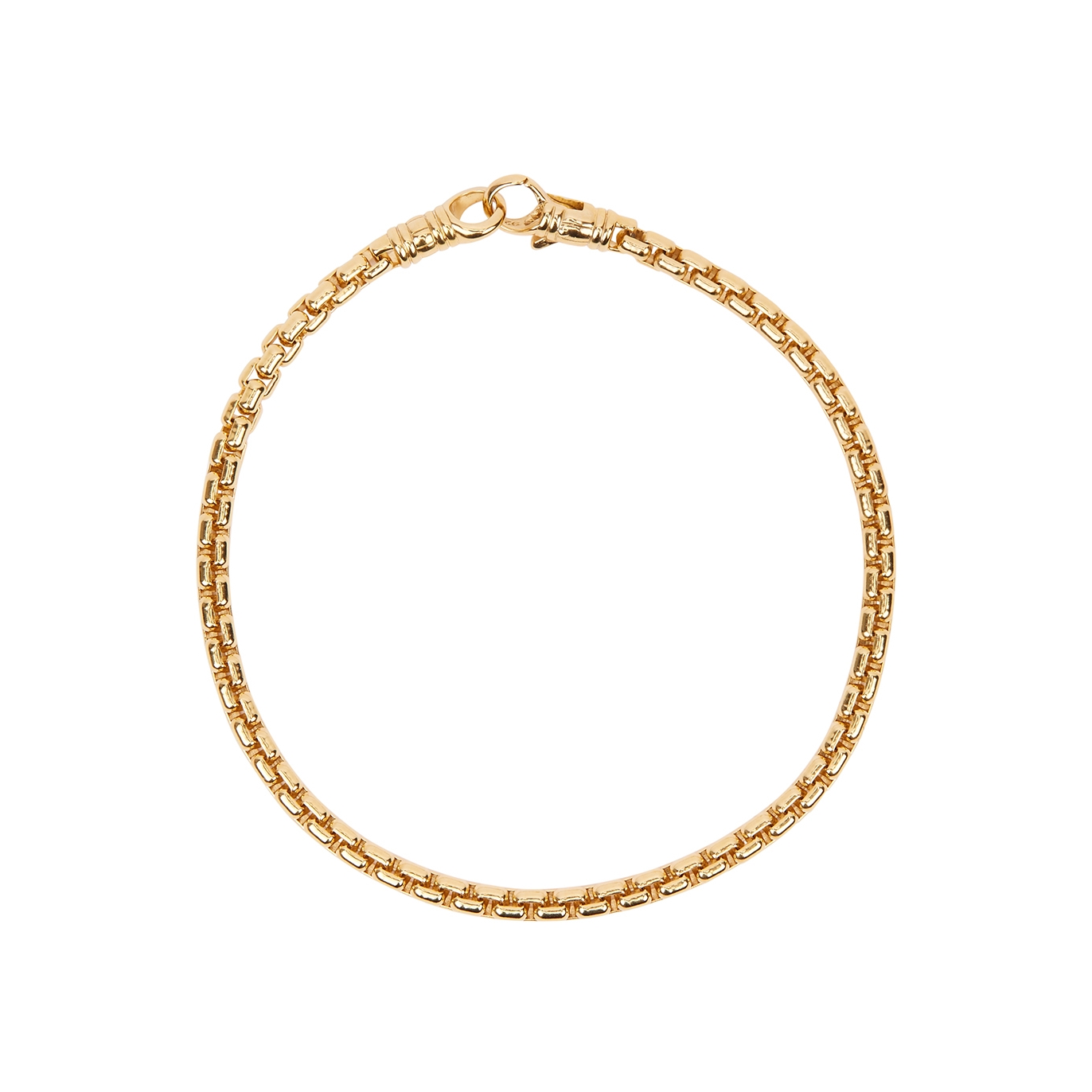 Venetian 9kt Gold-plated Chain Bracelet
