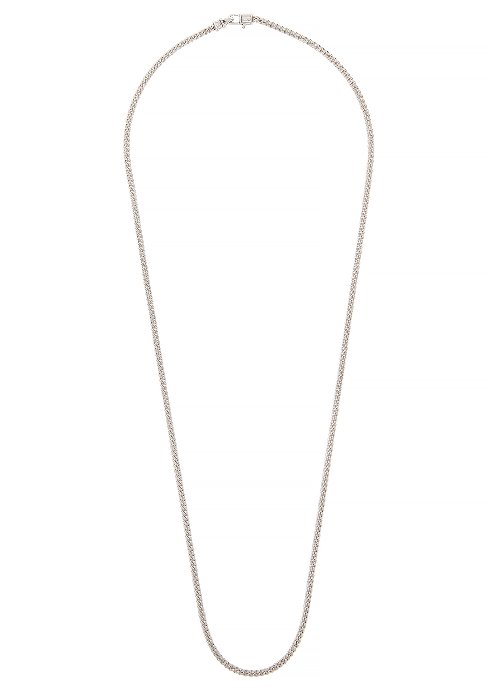 Tom Wood Curb M sterling silver chain necklace - Harvey Nichols