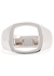 Cushion Open sterling silver ring - Tom Wood