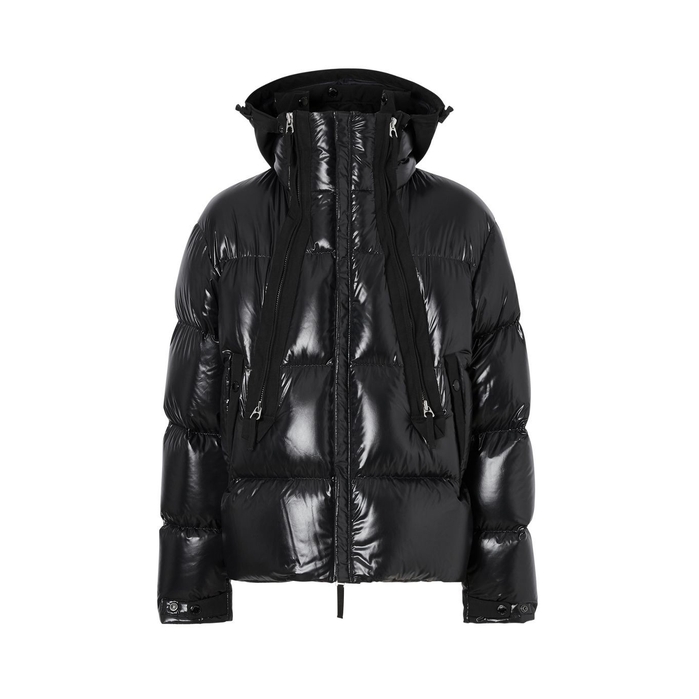 Burberry Packaway Hood Puffer Jacket In Black | ModeSens