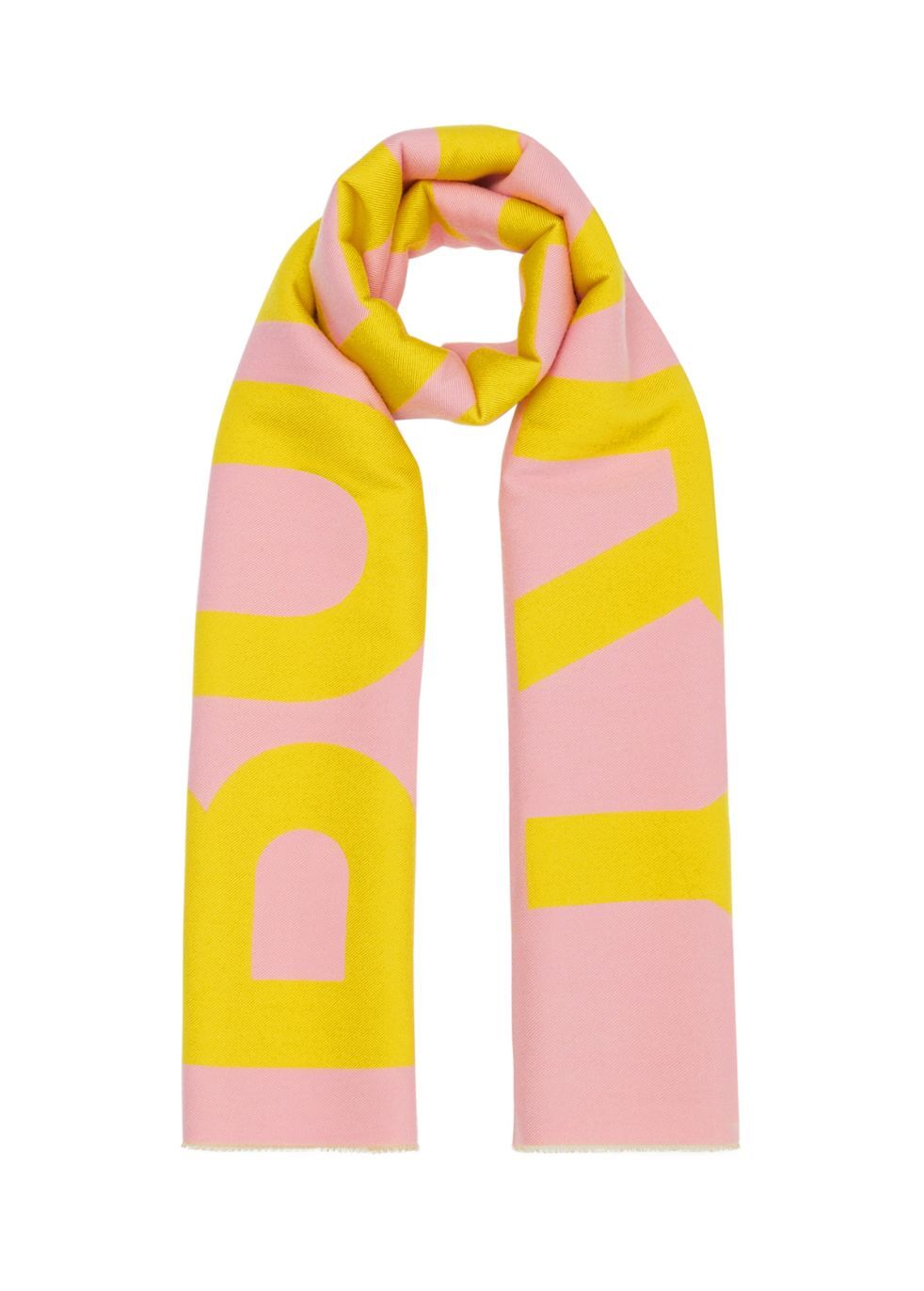 Burberry Logo wool jacquard scarf - Harvey Nichols