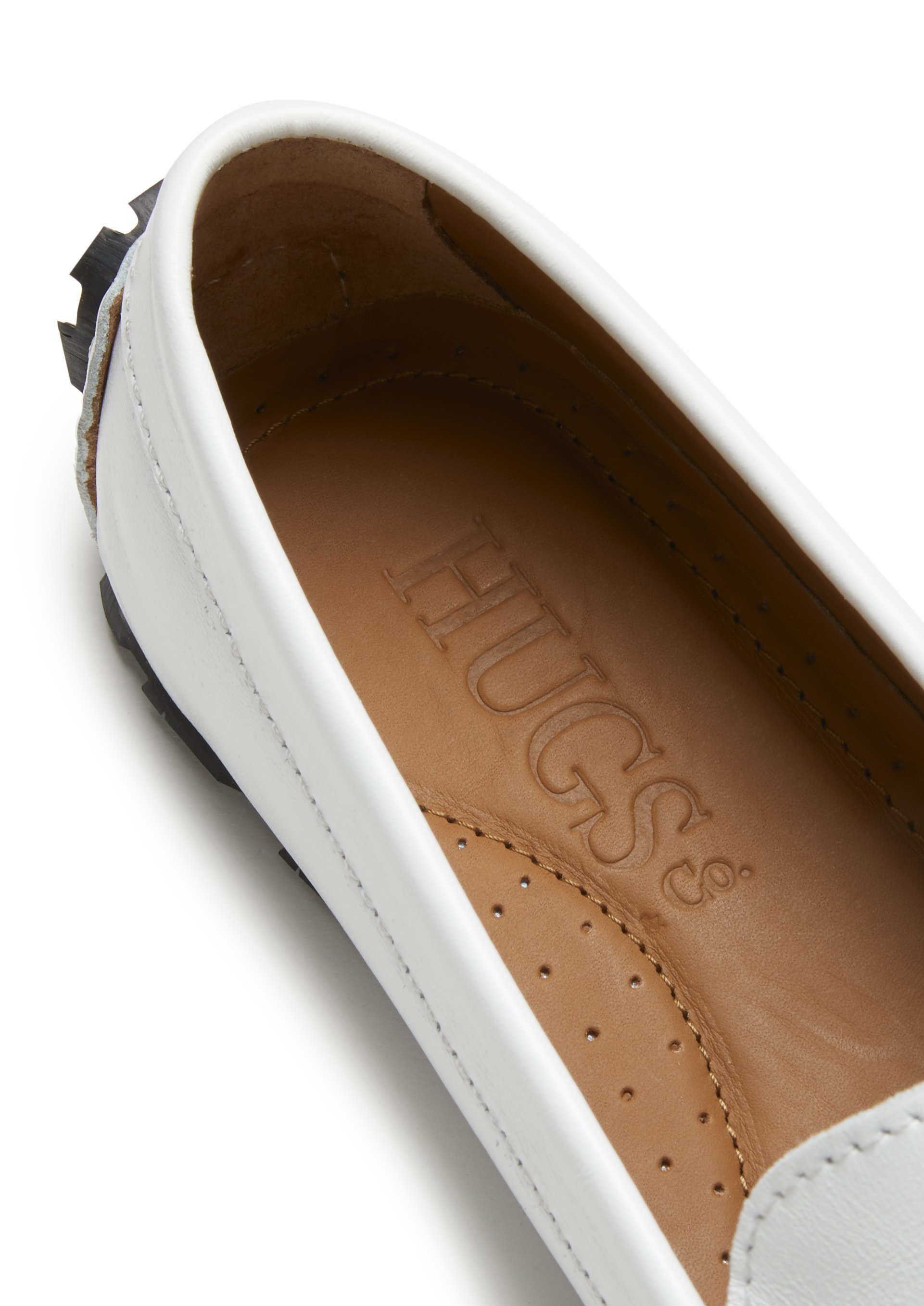 white leather loafers womens
