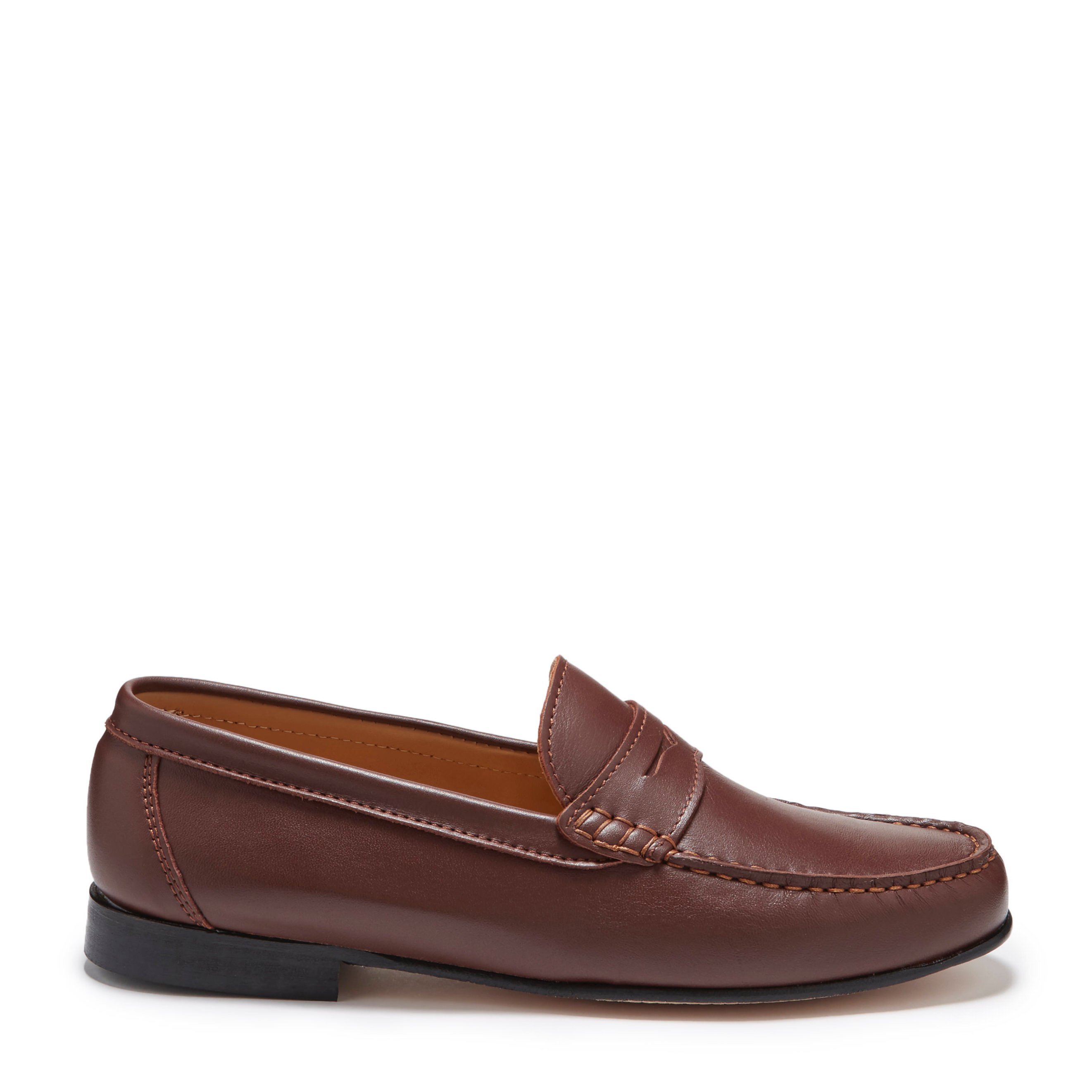 Hugs & Co Mens penny loafers brown leather - Harvey Nichols