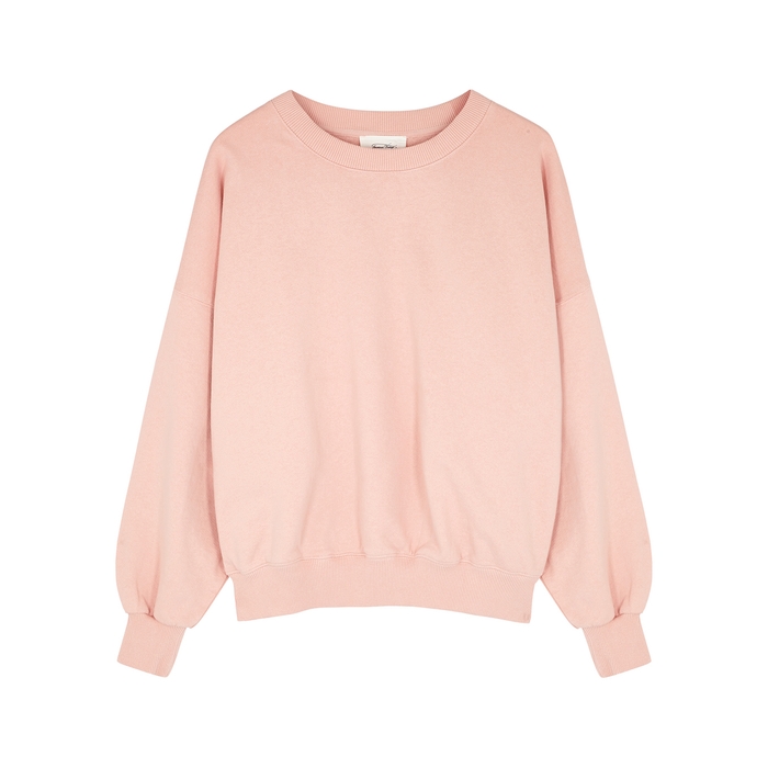 American Vintage Wititi Pink Cotton Sweatshirt In Light Pink