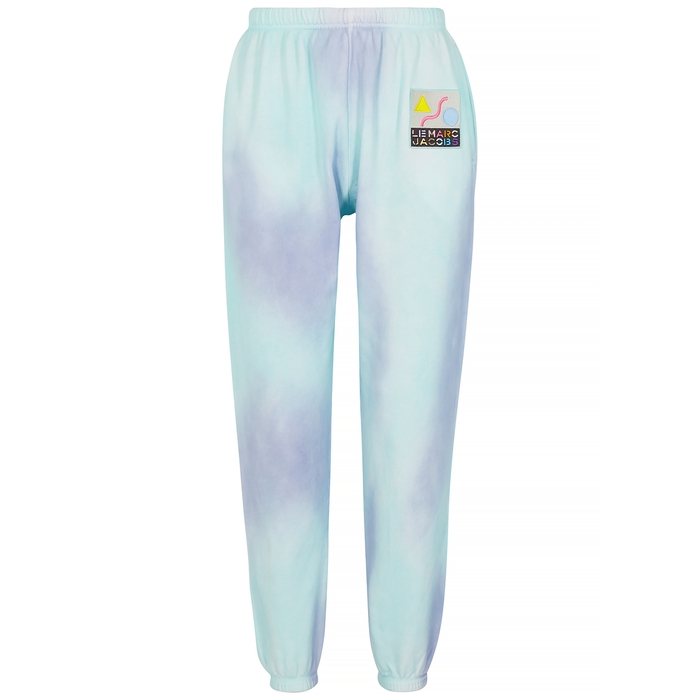 Marc Jacobs Tie-dyed Cotton Sweatpants In Lilac