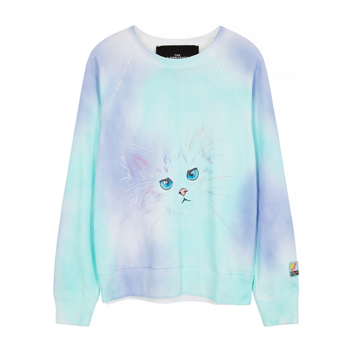 MARC JACOBS TIE-DYED PRINTED COTTON SWEATSHIRT,3189162