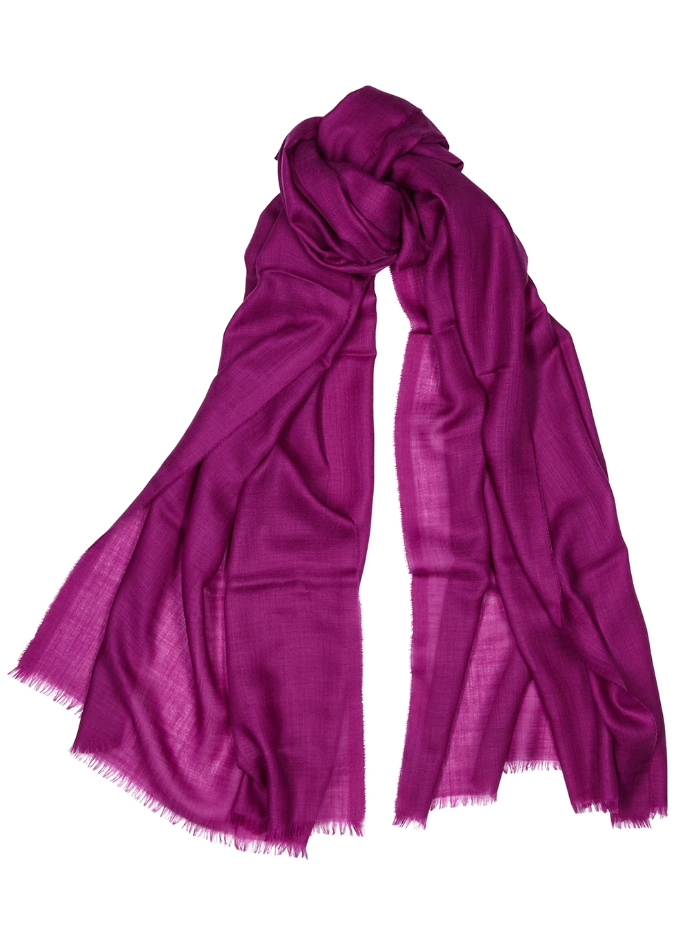 plum cashmere scarf