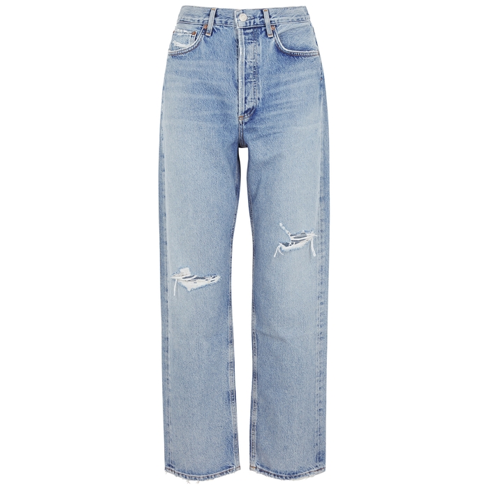 Agolde 90s Blue Wide-leg Jeans
