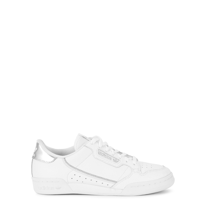 ADIDAS ORIGINALS CONTINENTAL 80 WHITE LEATHER trainers,3823835