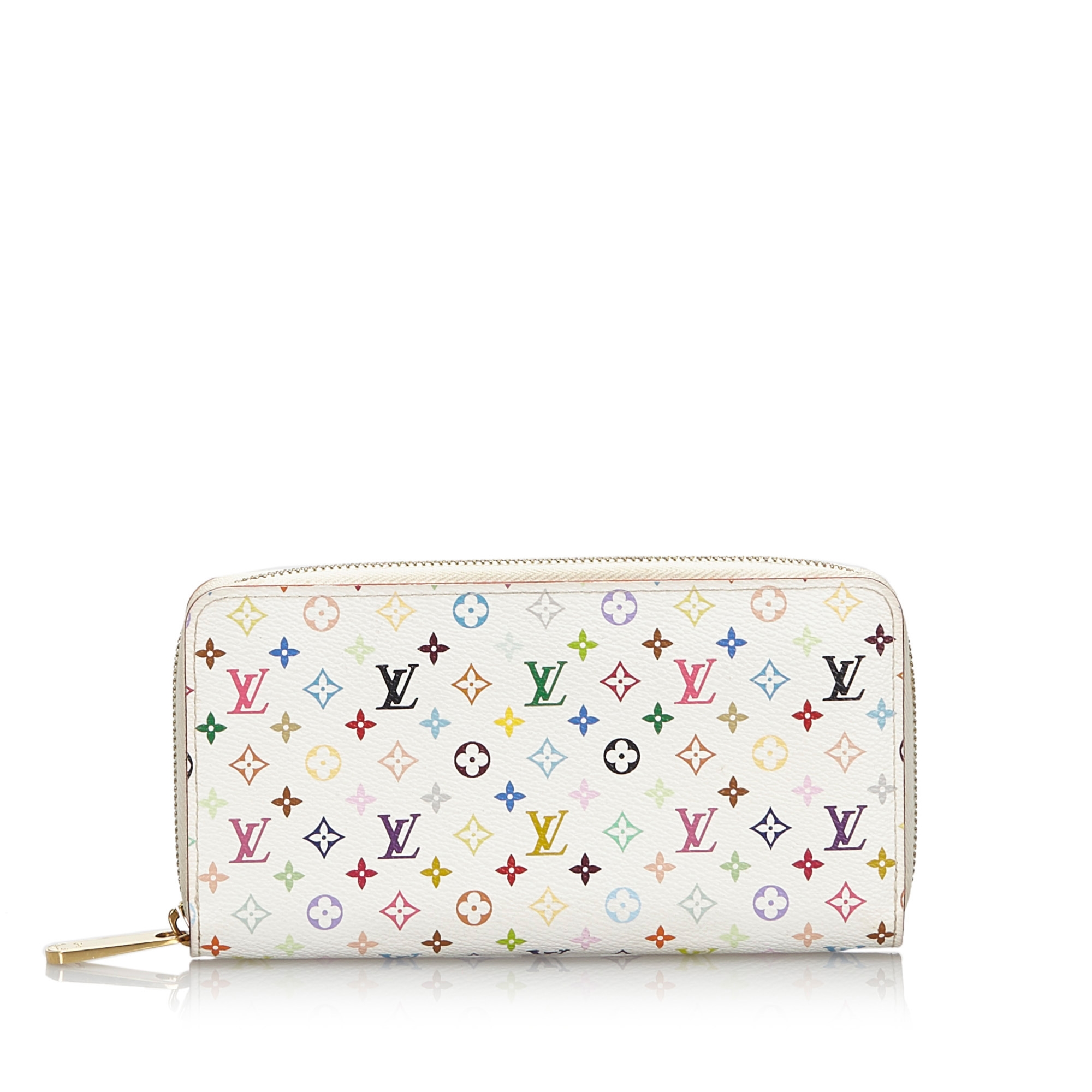 Louis Vuitton White monogram multicolore zippy wallet - Harvey Nichols
