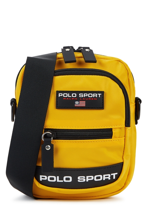 Polo Ralph Lauren Yellow Logo Nylon Cross-body Bag
