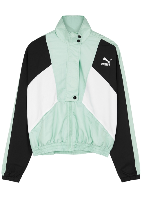 PUMA TAILORED FOR SPORT MINT SHELL TRACK JACKET,3805294